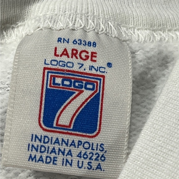 Vintage Tenth Pan American Indianapolis 1987 Logo 7 Crewneck Sweatshirt - Picture 5 of 5